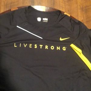 Black, Nike-Livestrong T-Shirt! Men’s XL!